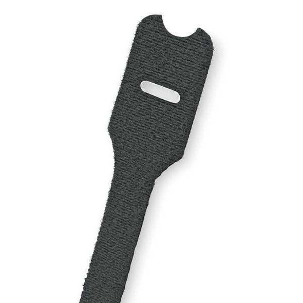 Cable Tie, 12 in L, 3.10 in Max Bundle Dia., Black, Nylon, 40 lb Strength, 10 PK