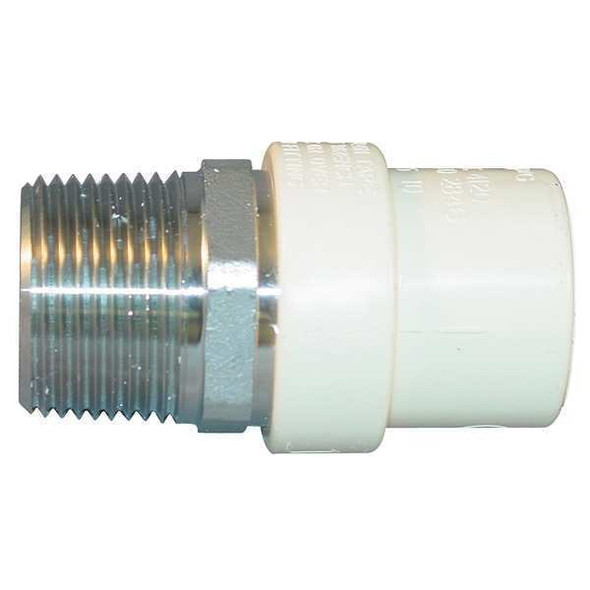 Manufacturer Varies Transition Adapter, SS, 1 in Pipe Sze 4136-010SS