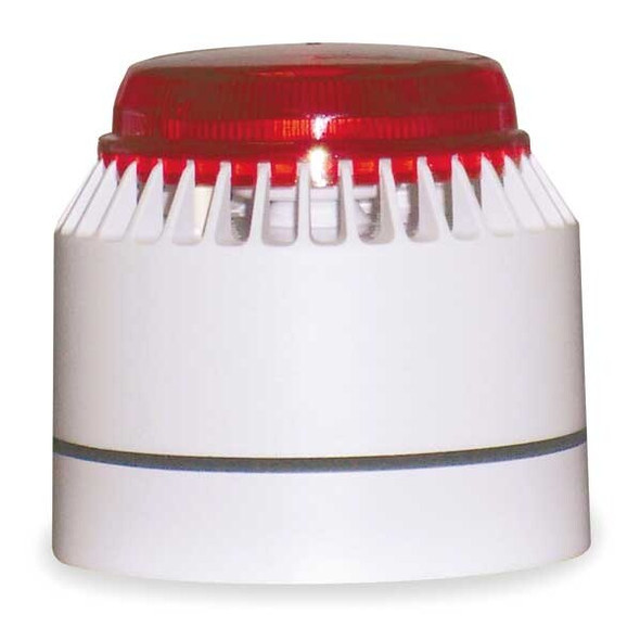 Federal Signal Horn Strobe,White/Red,ABS,18 to 30VDC LP7-18-30R Federal Signal Horn Strobe,White/Red,ABS,18 to 30VDC LP7-18-30R