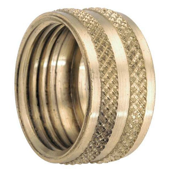 Manufacturer Varies Garden Hose Repair Fitting,Brass 3/4"GHT 707407-12 Manufacturer Varies Garden Hose Repair Fitting,Brass 3/4"GHT 707407-12