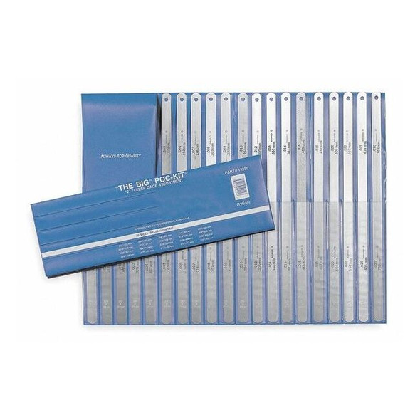 Precision Brand Feeler Gauge Set,Dimension Type "/Metric 19990