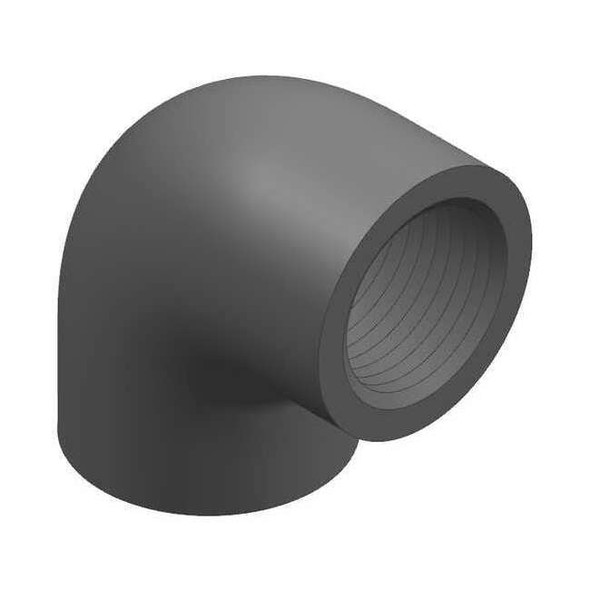 Manufacturer Varies PVC Elbow, 90 Degrees, FNPT x FNPT, 1 in Pipe Size 808-010