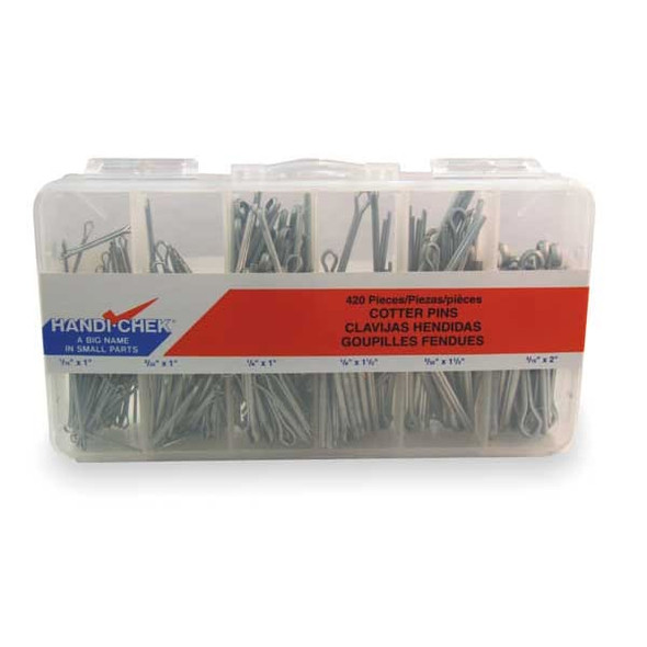 Itw Bee Leitzke Cotter Pin Asst,Carbon Steel,Zinc,420 PC WWG-DISP-CP420