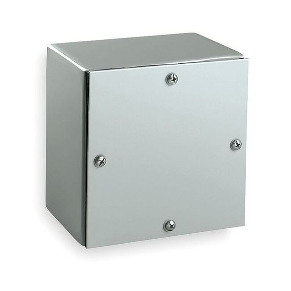 Screws Electrical Enclosures, 8 in H, 4 in D, 8 in W, 4, Steel