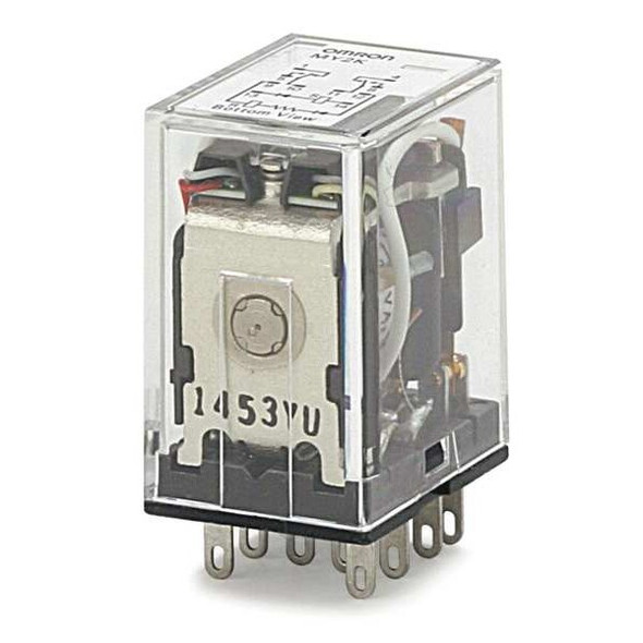 Omron Latching Relay,10 Pins,Square,120VAC MY2K-US-AC120
