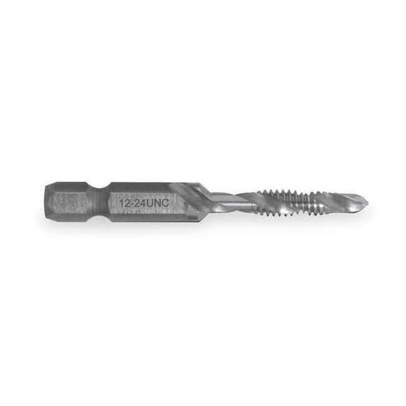 Greenlee Drill,Tap,Countersink,2-1/4in,#12-24 DTAP12-24