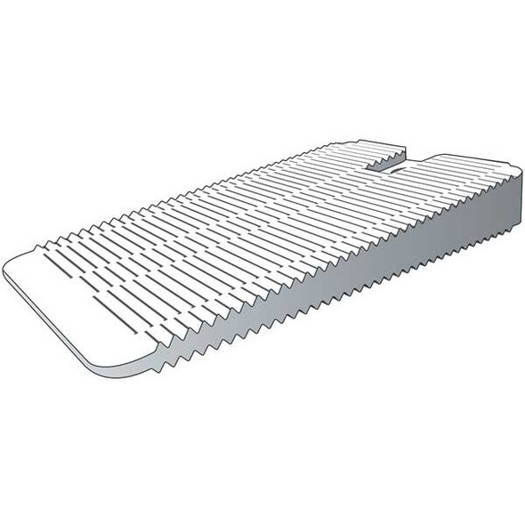 Precision Brand Wedge Shims, Flexible, White, PK200 48805