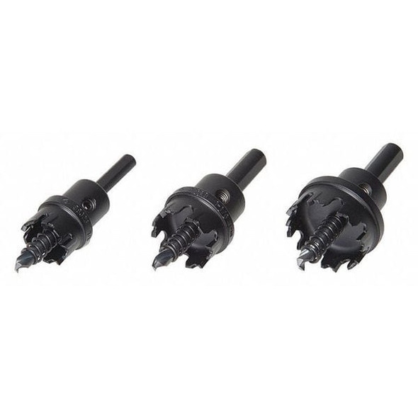 Greenlee HoleCutterKit,4pcs,Sizes:0.875"-1.375" 635