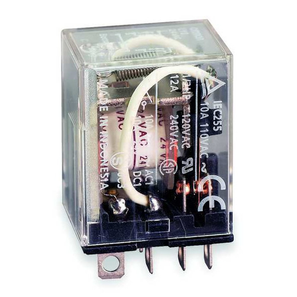 Plug-In, General Purpose Relay, Square, 10 A, 8 Pins, Quick Connect