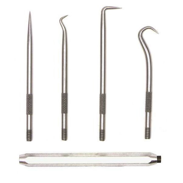 Ullman Pick And Hook Set,Steel,5-9/16in.L,4 pcs H4W