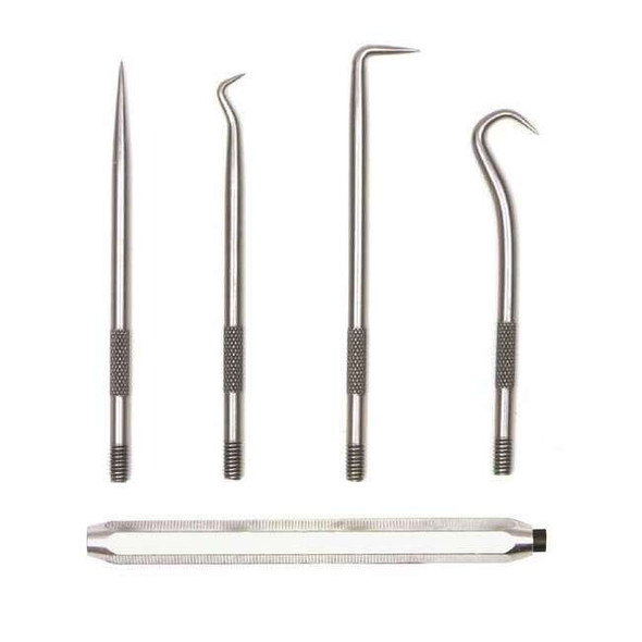 Ullman Devices Pick And Hook Set,Steel,5-9/16in.L,4 pcs H4W
