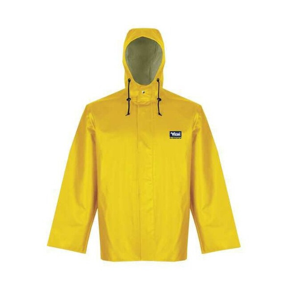 Viking Hooded Rain Jacket,Yllw,51 Chest,Men,2XL 5125J-XXL