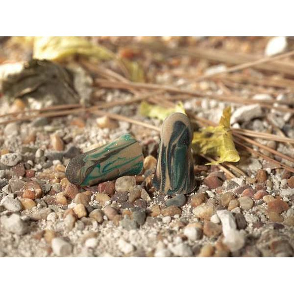 Moldex Camo Plugs(R) Disposable Foam Ear Plugs, Bullet Shape, 33 dB, Camouflage, 200 PK 6608
