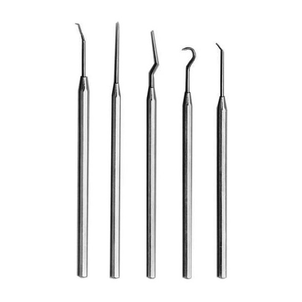 Ullman Devices Pick And Hook Set,Steel,5-9/16in.L,5 pcs MP-6