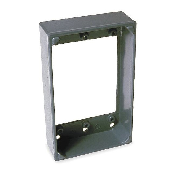 Bell Outdoor Extension Box, 1 Gang, Aluminum, Extension/Adapter Box Type 5406-0