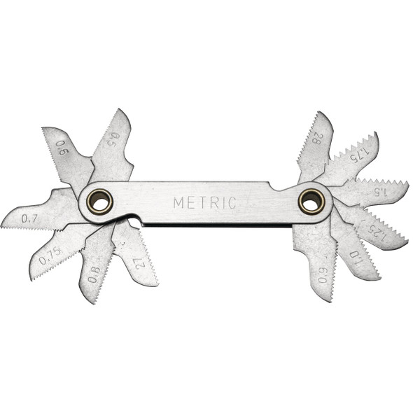 Century Drill & Tool 0.50-1.75 NPT & BSP Metric Screw Pitch Gauge 98402 374833