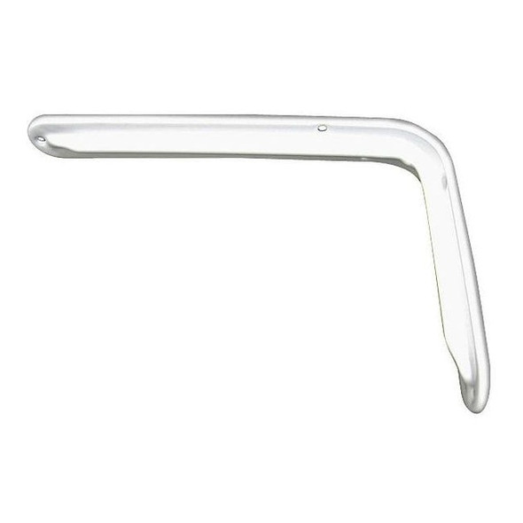 Manufacturer Varies Shelf Bracket, Steel, White, 7-3/4 in. L 33TZ32