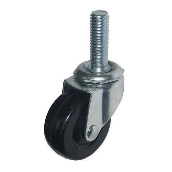 Manufacturer Varies Swivel Stem Castr,Rubbr,2 in.,75 lb.,Blk 20TM49
