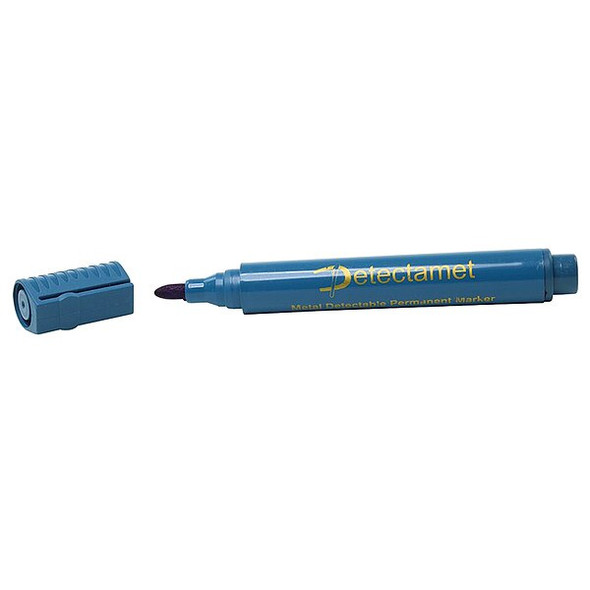 Detectamet Permanent Marker Set,Blue,Capped,PK10 146-A06-P01-A08 Detectamet Permanent Marker Set,Blue,Capped,PK10 146-A06-P01-A08