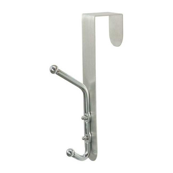 Manufacturer Varies Coat Rack,Silver,4-1/4 in. D 45NG70