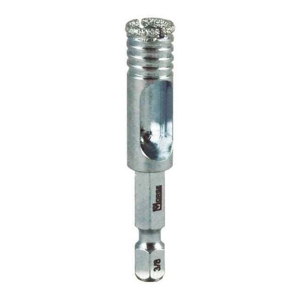 Morse Hole Saw,Diameter:3/8",Diamond Grit DGM06C