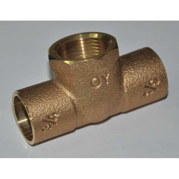 Manufacturer Varies 1/2" NOM C x 1/2" FNPT Copper Tee 24W589