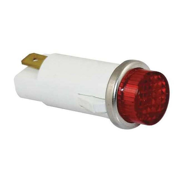 Manufacturer Varies Raised Panel Light, Red, 120 V AC 20C855