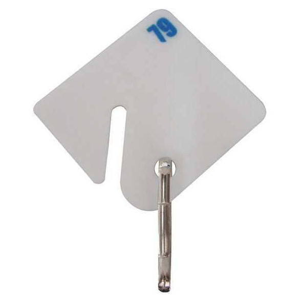 Manufacturer Varies Key Tag,Rectangle,White,PK20 33J875