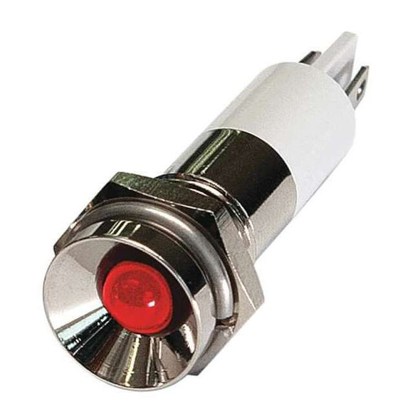 Manufacturer Varies Protrude Indicator Light,Red,12VDC 24M084