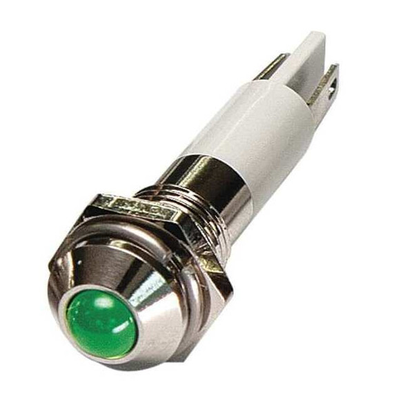 Manufacturer Varies Raised Panel Light, Green, 12 V DC 24M044
