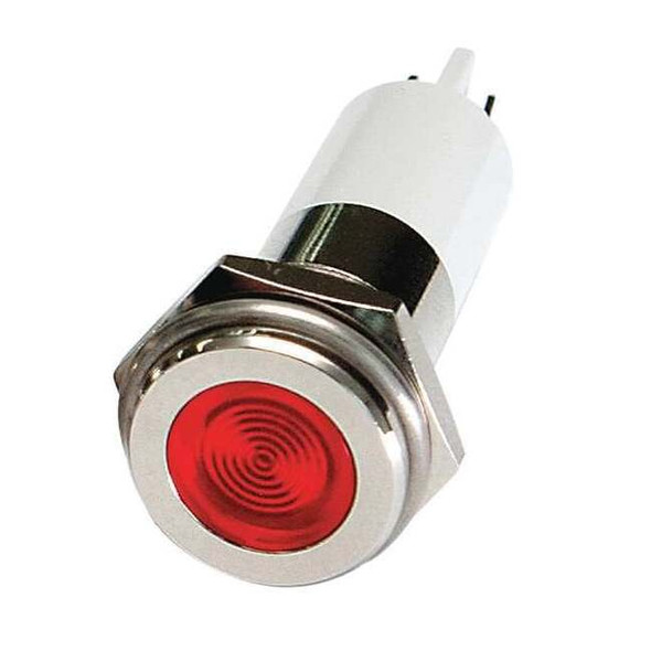 Manufacturer Varies Flush Panel Light, Red, 110 V AC 24M137