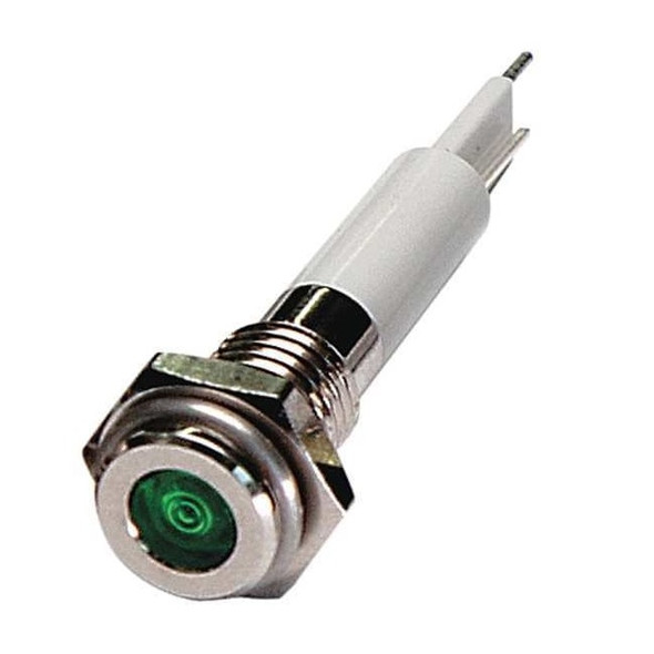 Manufacturer Varies Flush Panel Light, Green, 24 V DC 24M039