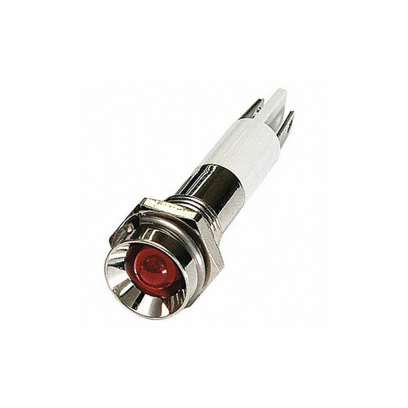 Manufacturer Varies Protrude Indicator Light,Red,120VAC 24M057