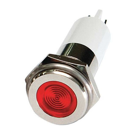 Manufacturer Varies Flush Panel Light, Red, 24 V DC 24M132