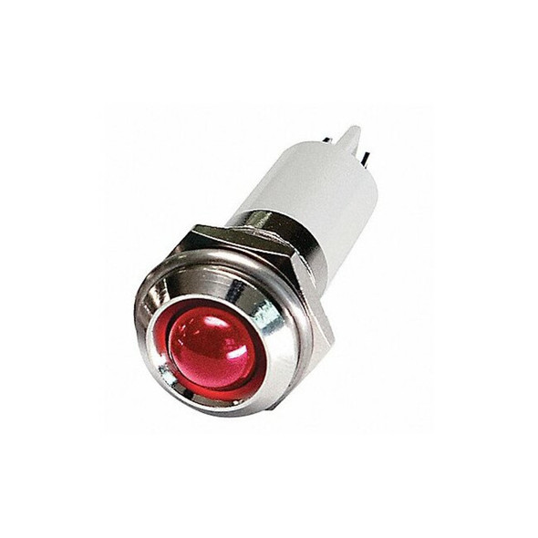 Manufacturer Varies Round Indicator Light,Red,24VDC 24M112