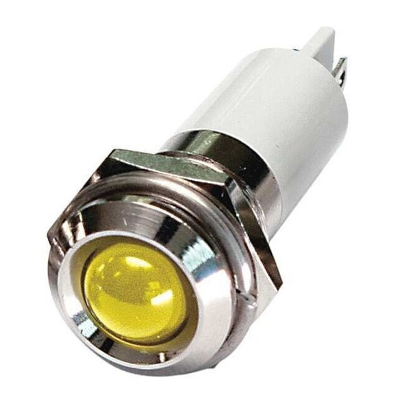 Manufacturer Varies Raised Panel Light, Yellow, 24 V DC 24M113