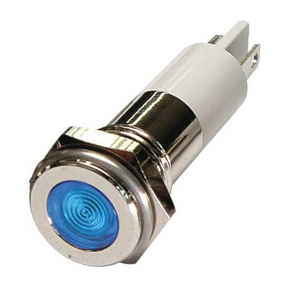 Manufacturer Varies Flat Indicator Light,Blue,120VAC 24M107