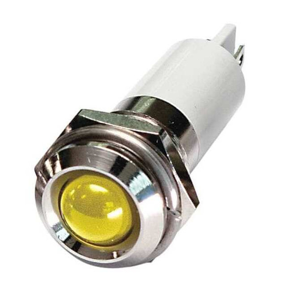 Manufacturer Varies Raised Panel Light, Yellow, 110 V AC 24M116