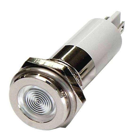 Manufacturer Varies Flat Indicator Light,White,120VAC 24M141