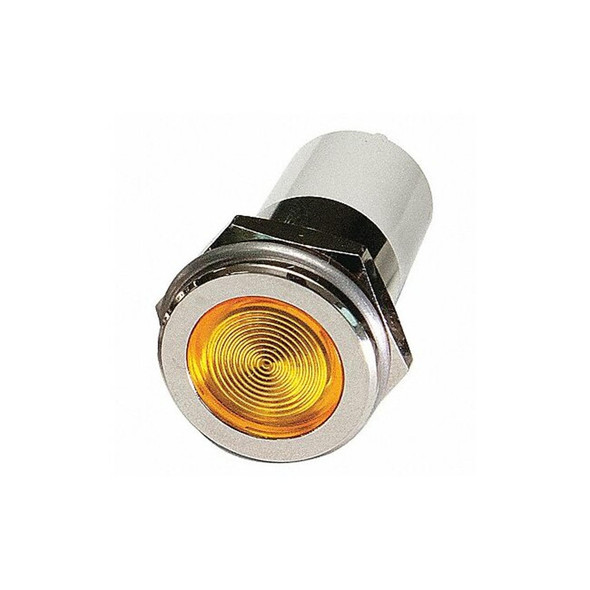 Manufacturer Varies Flat Indicator Light,Yellow,12VDC 24M164