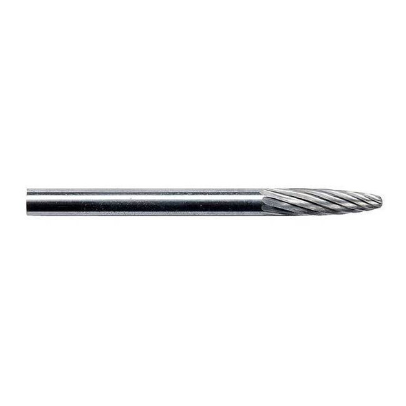 Manufacturer Varies Carbide Bur,Round Nose Tree,1/4 19D718