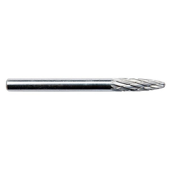 Manufacturer Varies Carbide Bur,Round Nose Tree,1/4 19D867