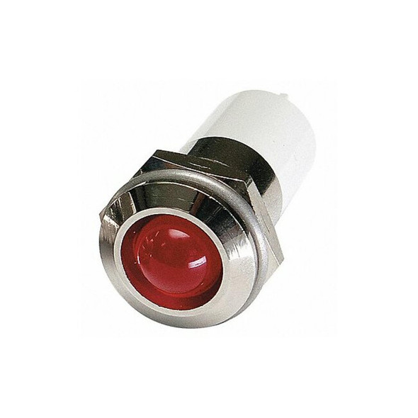 Manufacturer Varies Round Indicator Light,Red,12VDC 24M145