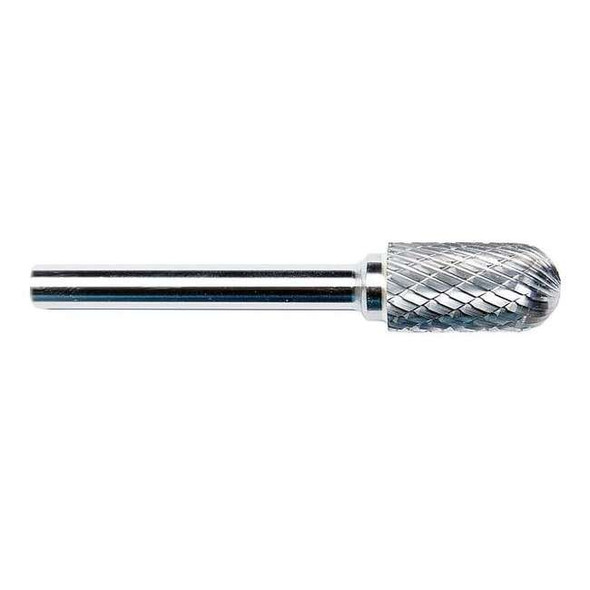 Manufacturer Varies Carbide Bur,Cylindrical Ball Nose,1/4 19D823