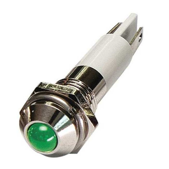 Manufacturer Varies Raised Panel Light, Green, 24 V DC 24M047