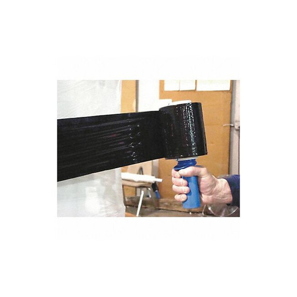 Stretch Wrap, 5" W x 1000 ft. L, 80 ga, Cast Style, Black, Standard Duty