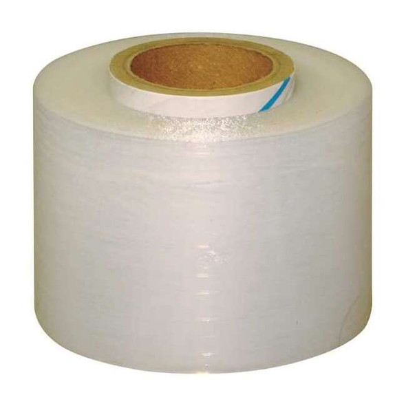 Stretch Wrap, 3" W x 600 ft. L, 120 ga, Cast Style, Clear, Heavy Duty