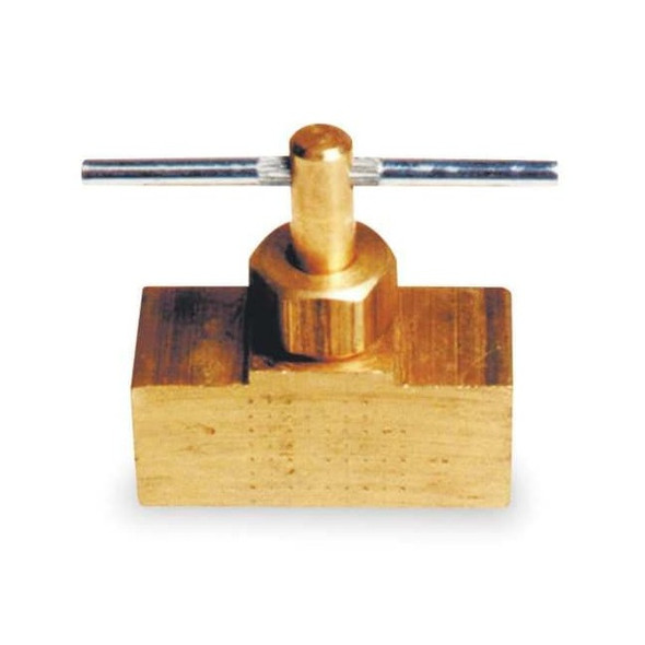 Manufacturer Varies Needle Valve,Straight,Brass,1/8 In. 6MN29