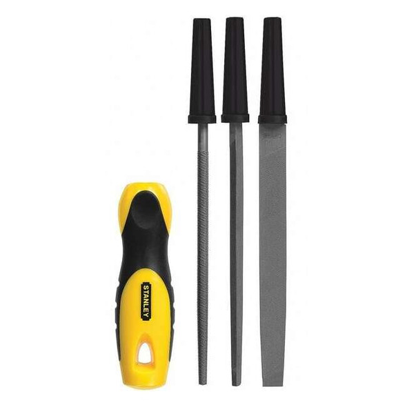 Stanley 22-319 Hand File Set, American, 4 Pieces