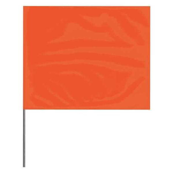Presco Marking Flag,Orange,Blank,PVC,PK100 4521O-200 Presco Marking Flag,Orange,Blank,PVC,PK100 4521O-200